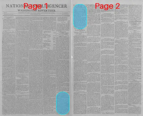 Page thumbnail for The National Intelligencer And Washington Advertiser