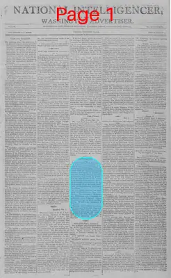 Page thumbnail for The National Intelligencer And Washington Advertiser