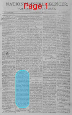 Page thumbnail for The National Intelligencer And Washington Advertiser