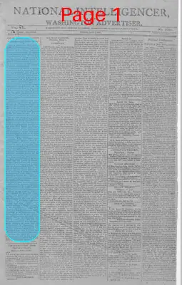 Page thumbnail for The National Intelligencer And Washington Advertiser