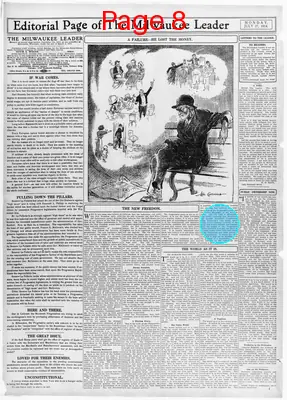 Page thumbnail for The Milwaukee Leader