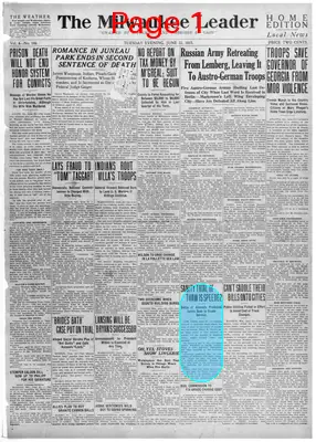Page thumbnail for The Milwaukee Leader
