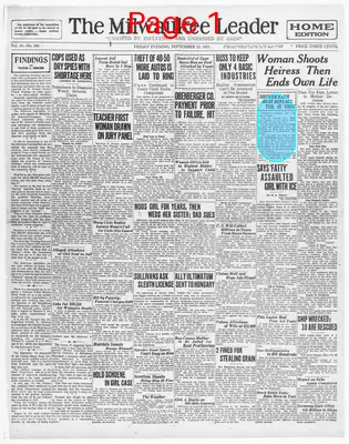 Page thumbnail for The Milwaukee Leader