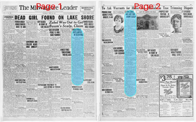 Page thumbnail for The Milwaukee Leader