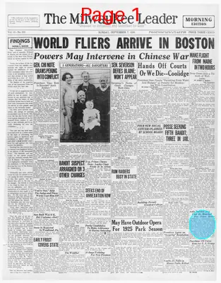 Page thumbnail for The Milwaukee Leader