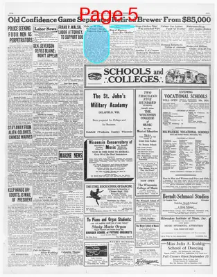 Page thumbnail for The Milwaukee Leader