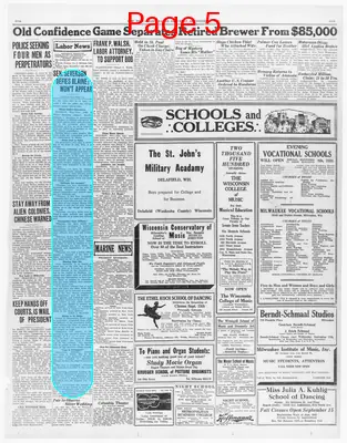 Page thumbnail for The Milwaukee Leader
