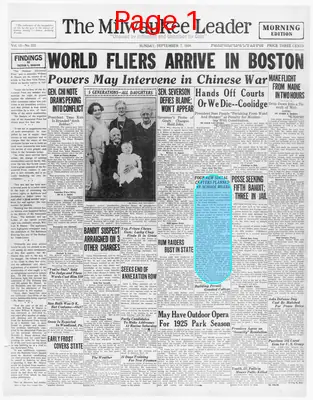 Page thumbnail for The Milwaukee Leader