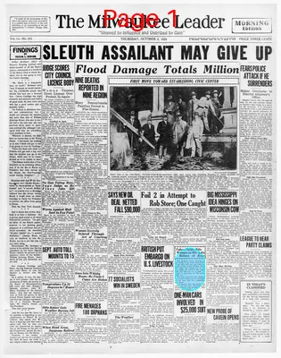 Page thumbnail for The Milwaukee Leader