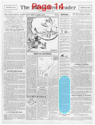 Page thumbnail for The Milwaukee Leader