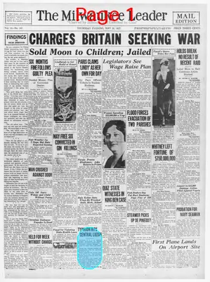 Page thumbnail for The Milwaukee Leader