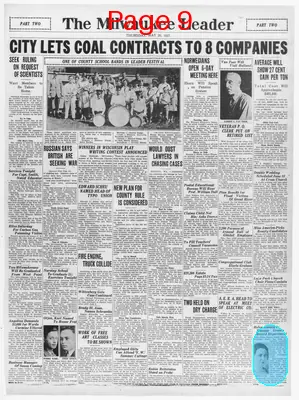 Page thumbnail for The Milwaukee Leader