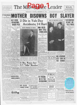 Page thumbnail for The Milwaukee Leader