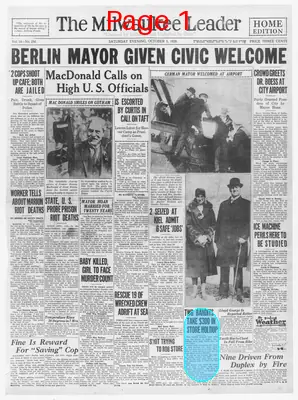 Page thumbnail for The Milwaukee Leader