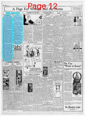 Page thumbnail for The Milwaukee Leader