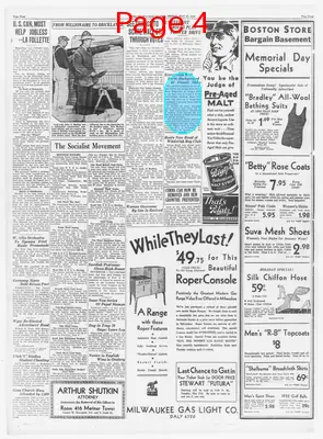 Page thumbnail for The Milwaukee Leader