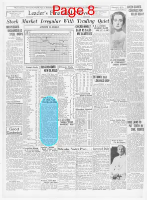 Page thumbnail for The Milwaukee Leader