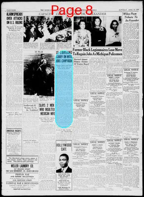 Page thumbnail for The Michigan Chronicle