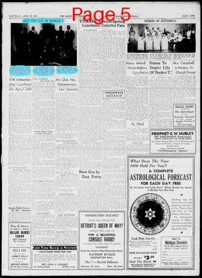 Page thumbnail for The Michigan Chronicle