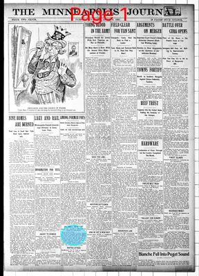 Page thumbnail for The Minneapolis Journal