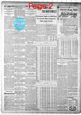Page thumbnail for The Minneapolis Journal