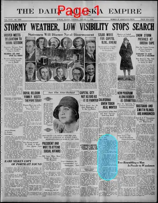 Page thumbnail for The Daily Alaska Empire