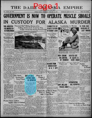 Page thumbnail for The Daily Alaska Empire