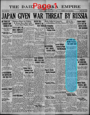Page thumbnail for The Daily Alaska Empire