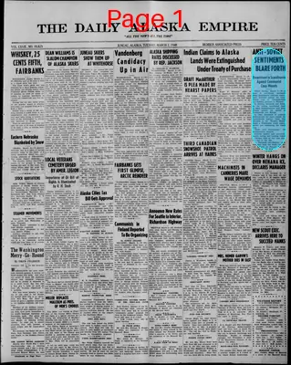Page thumbnail for The Daily Alaska Empire