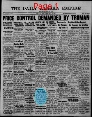 Page thumbnail for The Daily Alaska Empire