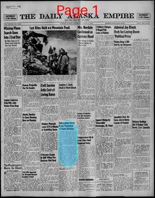 Page thumbnail for The Daily Alaska Empire