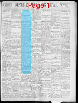 Page thumbnail for Deseret Evening News
