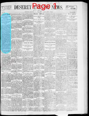 Page thumbnail for Deseret Evening News