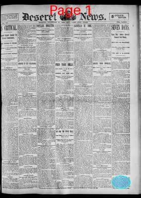 Page thumbnail for Deseret Evening News