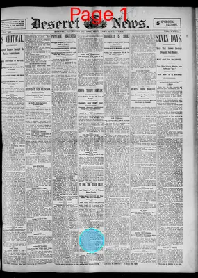 Page thumbnail for Deseret Evening News