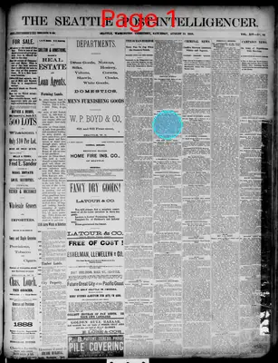 Page thumbnail for The Seattle Post Intelligencer