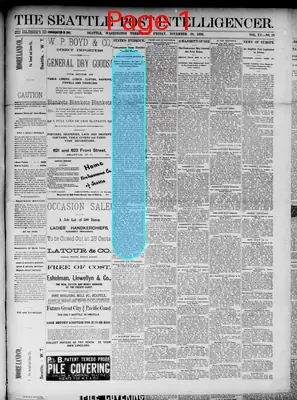 Page thumbnail for The Seattle Post Intelligencer