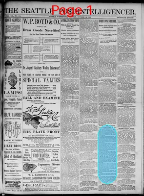 Page thumbnail for The Seattle Post Intelligencer