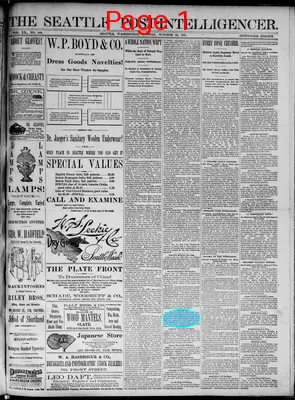 Page thumbnail for The Seattle Post Intelligencer