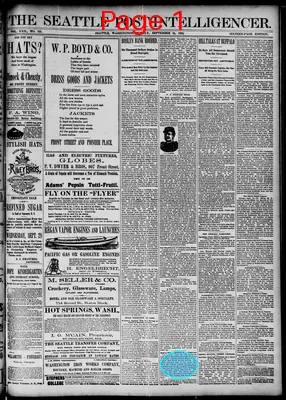 Page thumbnail for The Seattle Post Intelligencer