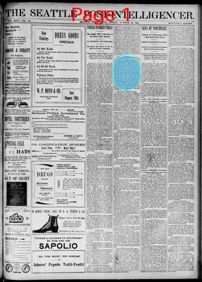 Page thumbnail for The Seattle Post Intelligencer
