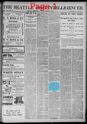 Page thumbnail for The Seattle Post Intelligencer