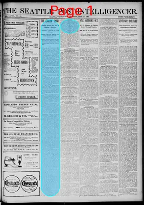 Page thumbnail for The Seattle Post Intelligencer