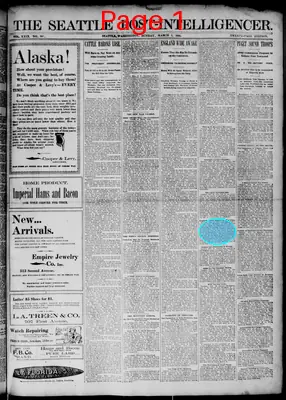 Page thumbnail for The Seattle Post Intelligencer