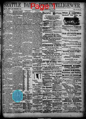 Page thumbnail for Seattle Daily Post Intelligencer