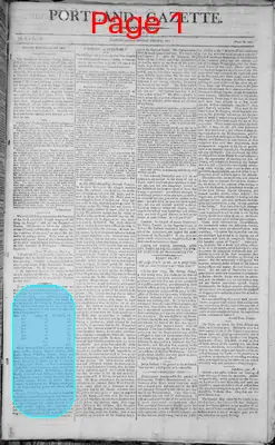 Page thumbnail for Portland Gazette