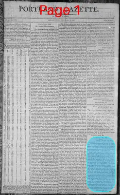 Page thumbnail for Portland Gazette