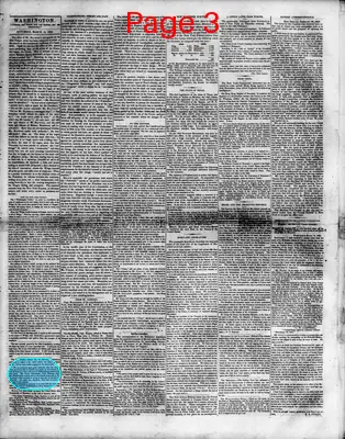 Page thumbnail for Weekly National Intelligencer