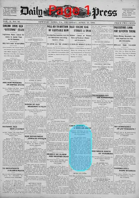Page thumbnail for Daily Press