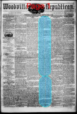 Page thumbnail for The Woodville Republican